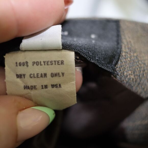 Jane Hamill Vintage Long Line Blazer & Skirt Suit 80s Cold War Belted 12 - Picture 14 of 15